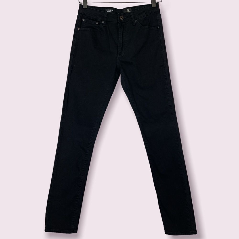 AG Adriano Goldschmied The Kingston Slim Skinny Jeans Black 16